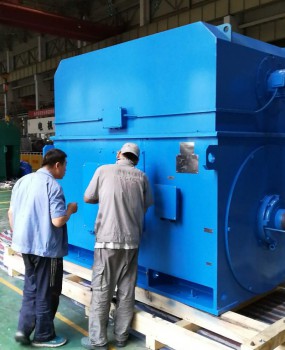 為延安某電廠配套的YKS水冷高壓電機(jī)